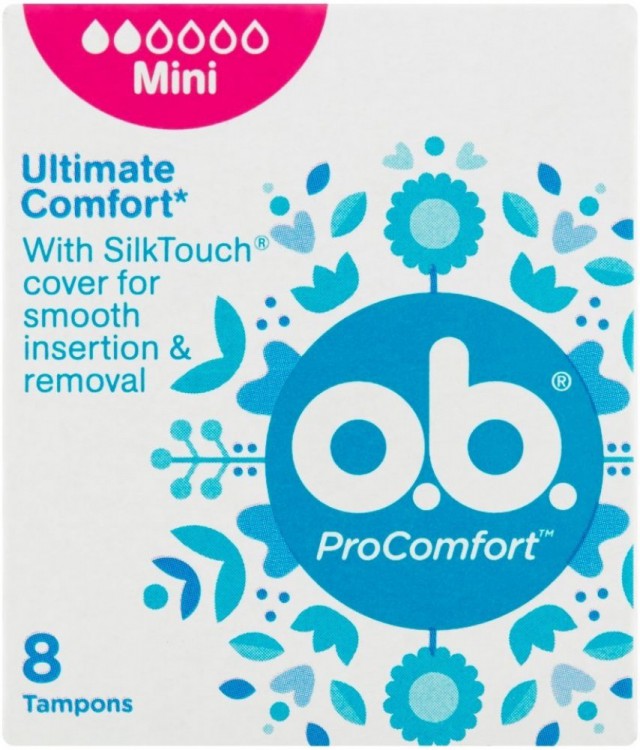 O.B.tampony ProComfort Mini 8ks | Zdravotnické potřeby - Dámská intimní hygiena